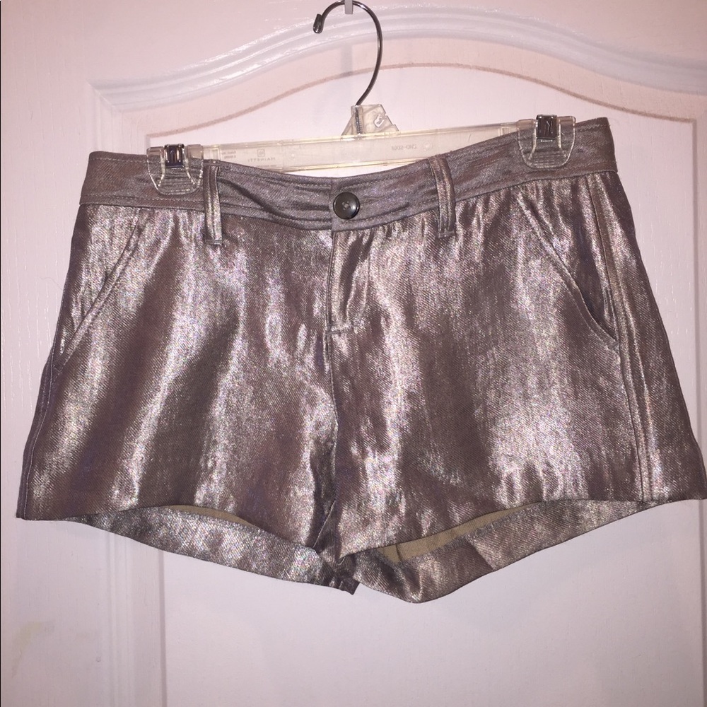Old Navy Low-Rise Metallic Shorts